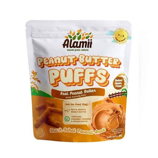 

ALAMII PEANUT BUTTER PUFFS 30 GR