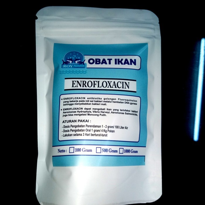Antibiotik Enrofloxacin Murni 100Gr