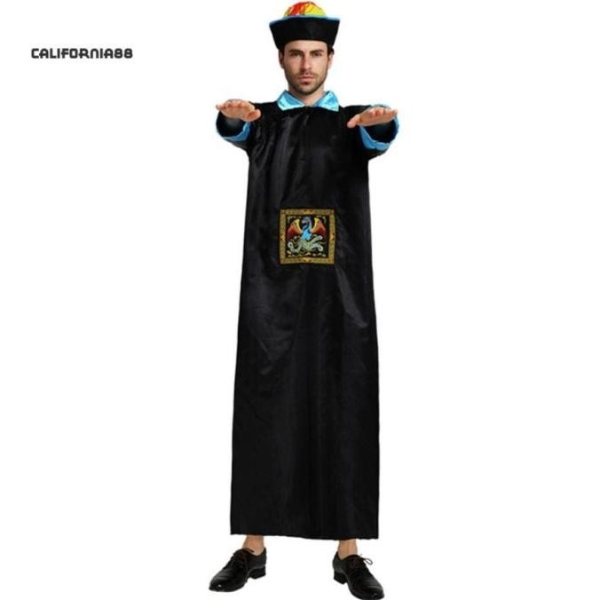 kostum vampir cina chineese vampire dewasa aksesoris lengkap halloween