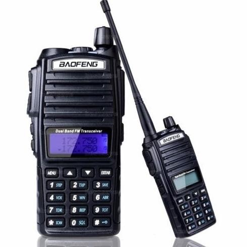 HT WALKIE TALKIE UV82 UV-82 RADIO Dual Band HT Komunikasi UV82 5 KM