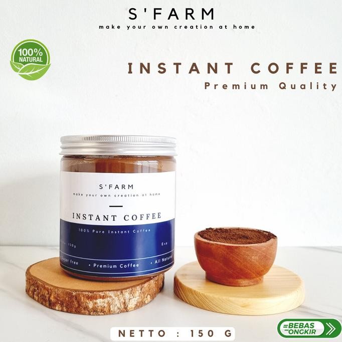 

Instant Coffee - Bubuk Kopi Instan Tanpa Ampas - Kemasan Jar