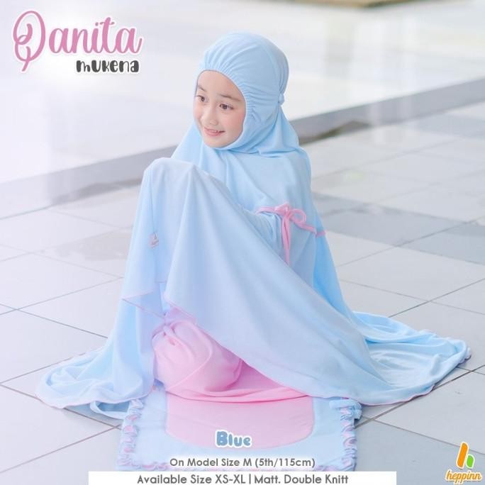 Mukena Anak Qanita, Mukena Kaos Anak Set Sajadah
