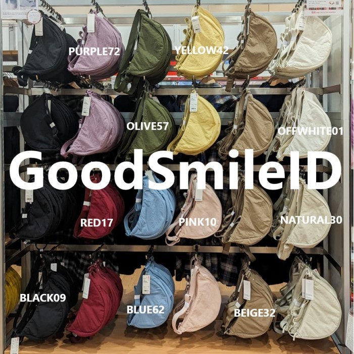 Tas Bahu Mini Round Wanita Sling Bag Selempang Waist Uniqlo