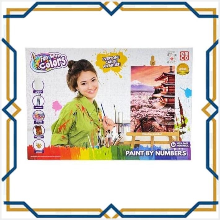 

[BIP] EMCO FUN WITH COLORS PAINT BY NUMBERS KANVAS MEDIUM 30X40