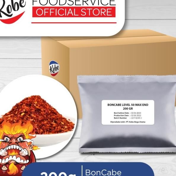 

Boncabe Sambal Tabur Level 50 Max End 200Gr - Kemasan Besar