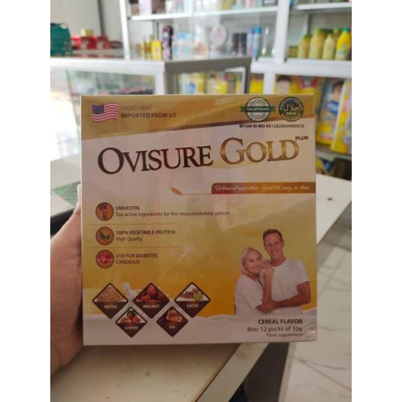 

PAKET 1 BOX OVISURE GOLD MILK SUSU OBAT TULANG DAN SENDI YG SEHAT 100% DIMFOR USA