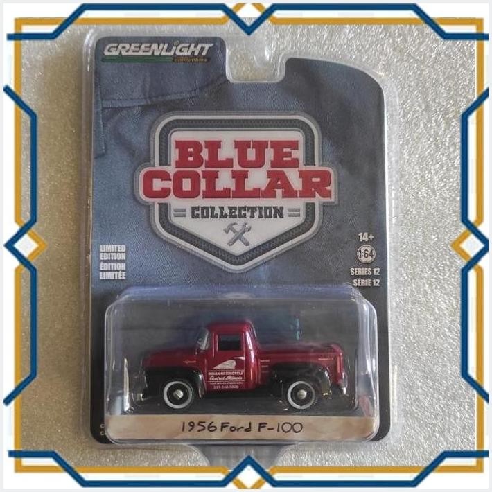 [gra] greenlight blue collar collection series 12 - 1956 ford f100 - indian