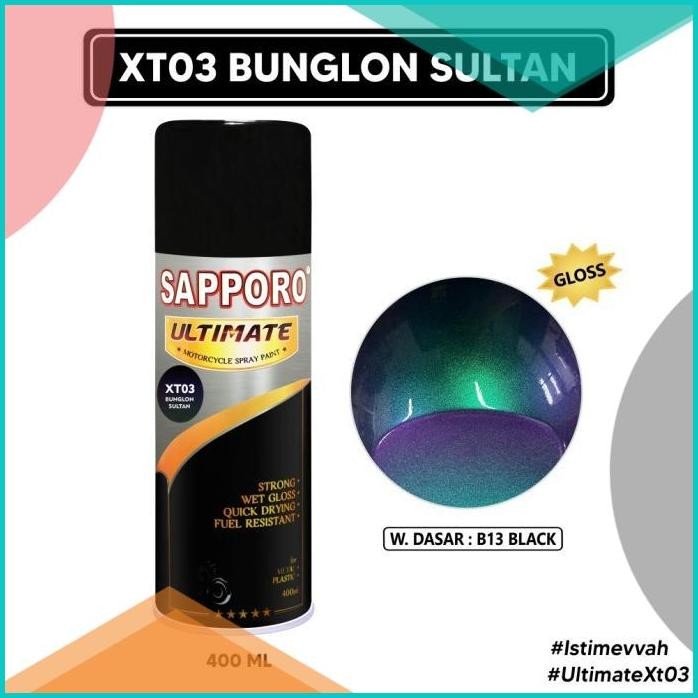 Sapporo Ultimate XT 03 Bunglon Sultan / sapporo spray / cat semprot 8J