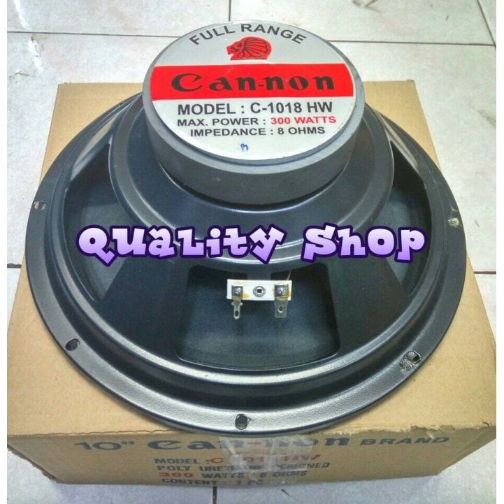 Speaker fullrange canon 10 inch 300 watt