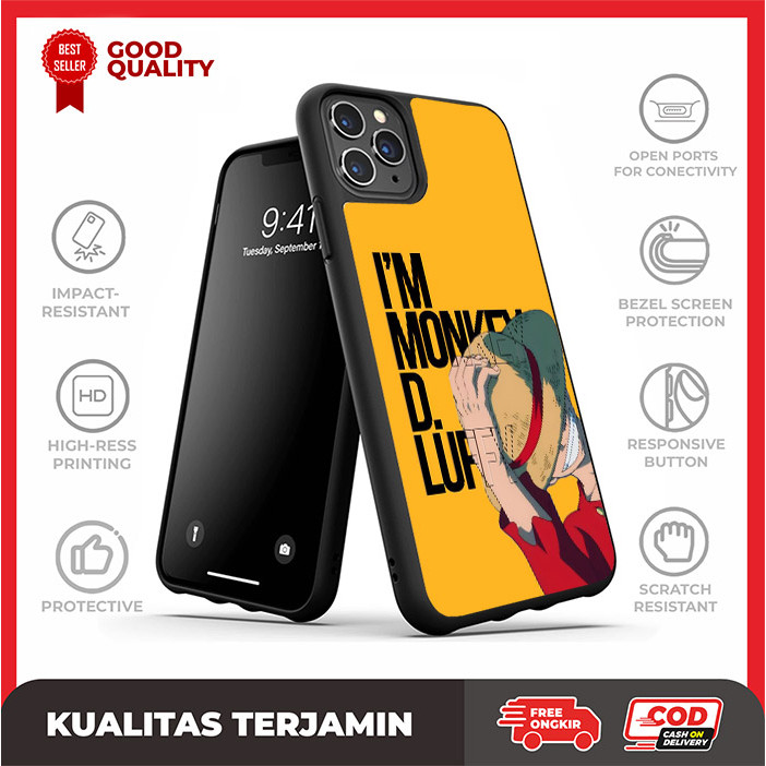 Case iPhone 11 12 13 14 15 16 XR XS Pro Max Plus Mini SE 4 Luffy One Piece AH3236 iPhone Series A14