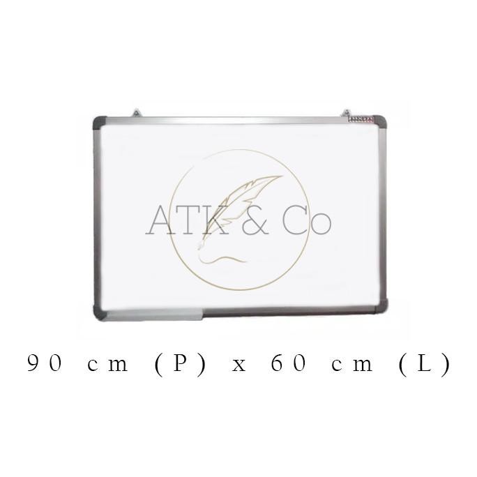 

Papan Tulis Whiteboard Sakura 60 x 90 - White Board Magnet Gantung