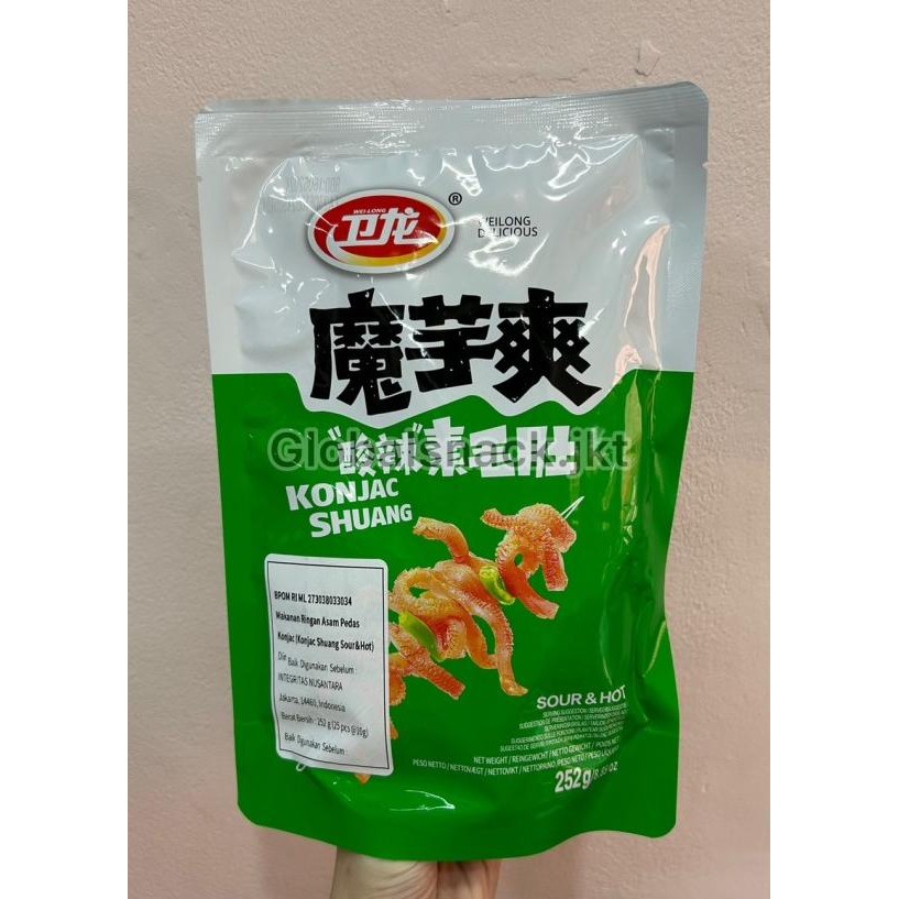 

[Big 252Gr] Weilong Latiao Konjac Shuang Hot & Spicy / Sour & Hot - We