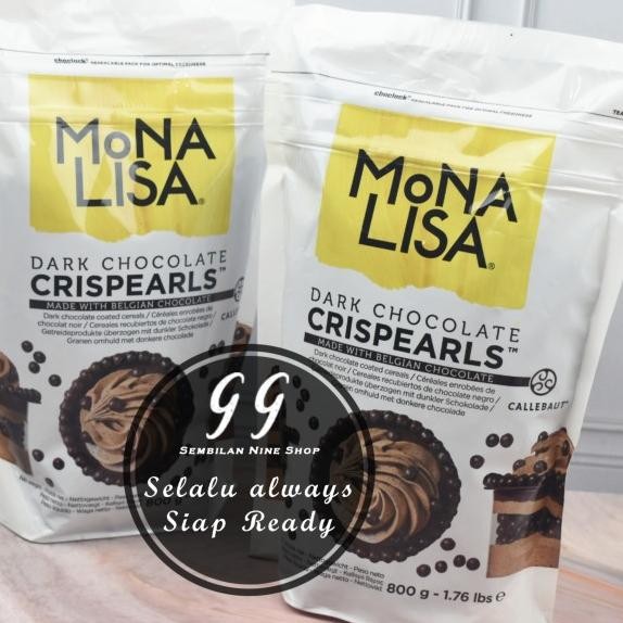 Callebaut Monalisa Dark Chocolate Crispearls 800 Gram Mona Lisa Crispy