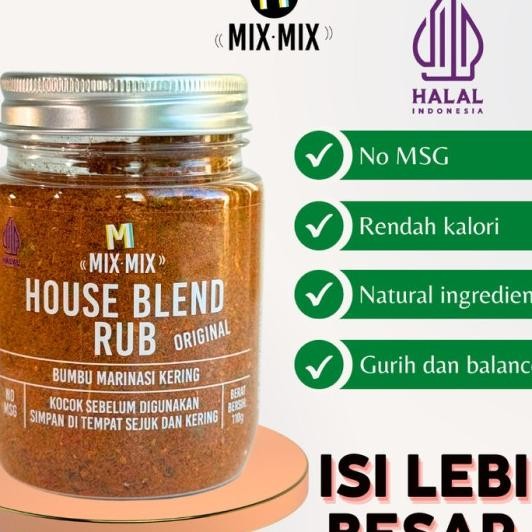 

Xx Dry Rub Spices - Bumbu Marinasi Serba Guna Grill Dan Bbq - Halal Kemasan Besar