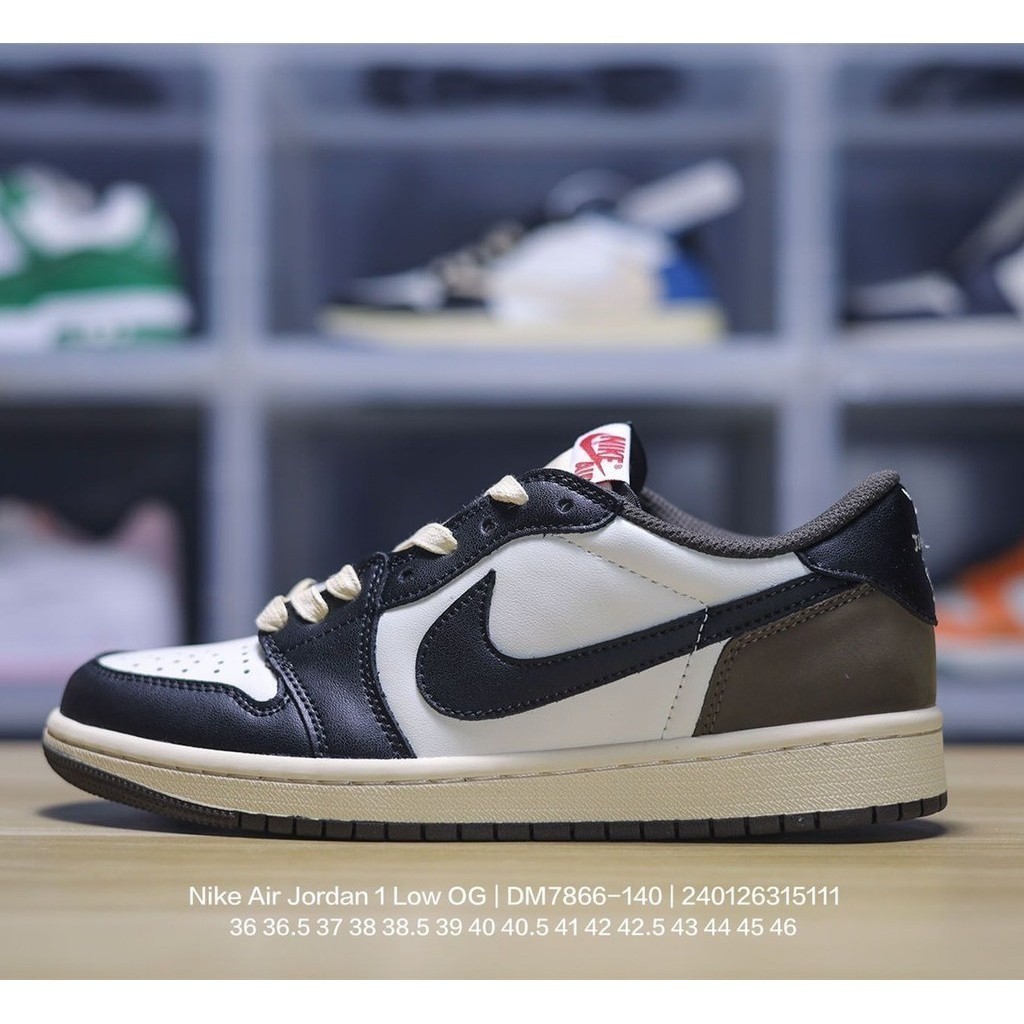 Travis Scott X N iK E Air Jordan 1 low og SP "military Blue" AJ1 Jordan generasi klasik low-top buda