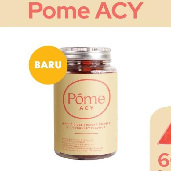 

Pome Acy 1 Botol Isi 60 Gummy Cider Vinegar Rasa Yogurt Yoghurt