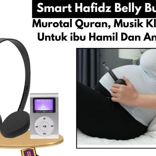 Bellybuds Headset Pregnancy Headphone Smart Hafiz Murottal Musik Ibu Hal
