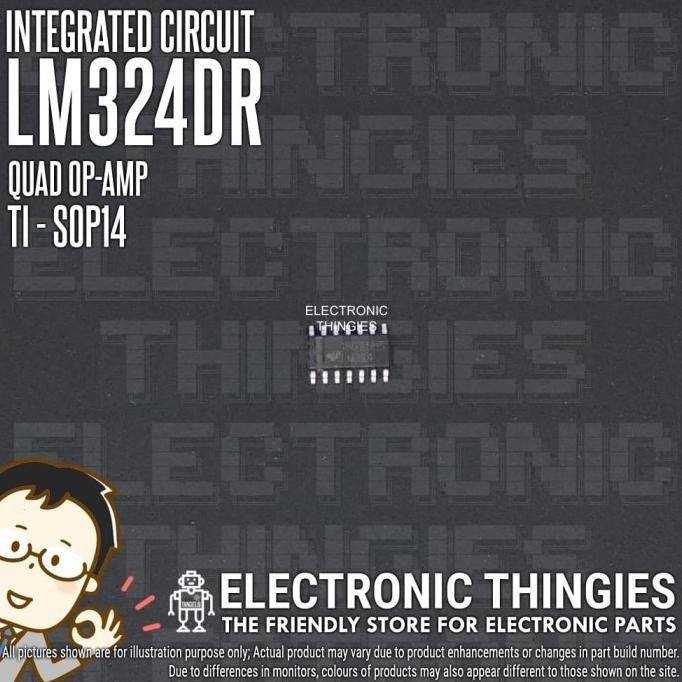 Murah (20) LM324DR SOP14 Low Power Quad Op-Amp OpAmp Op Amp LM324 thingie43 Juara