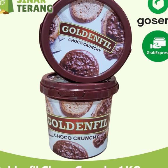 

Goldenfil Selai Choco Crunchy 1 Kg , 1 Karton Isi 12 Kg Gosend / Grab