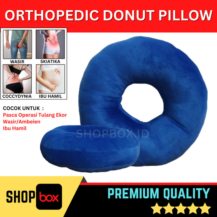 Bantal Duduk Alas Donat Kesehatan Tulang Ekor Bantal Wasir Ambeien