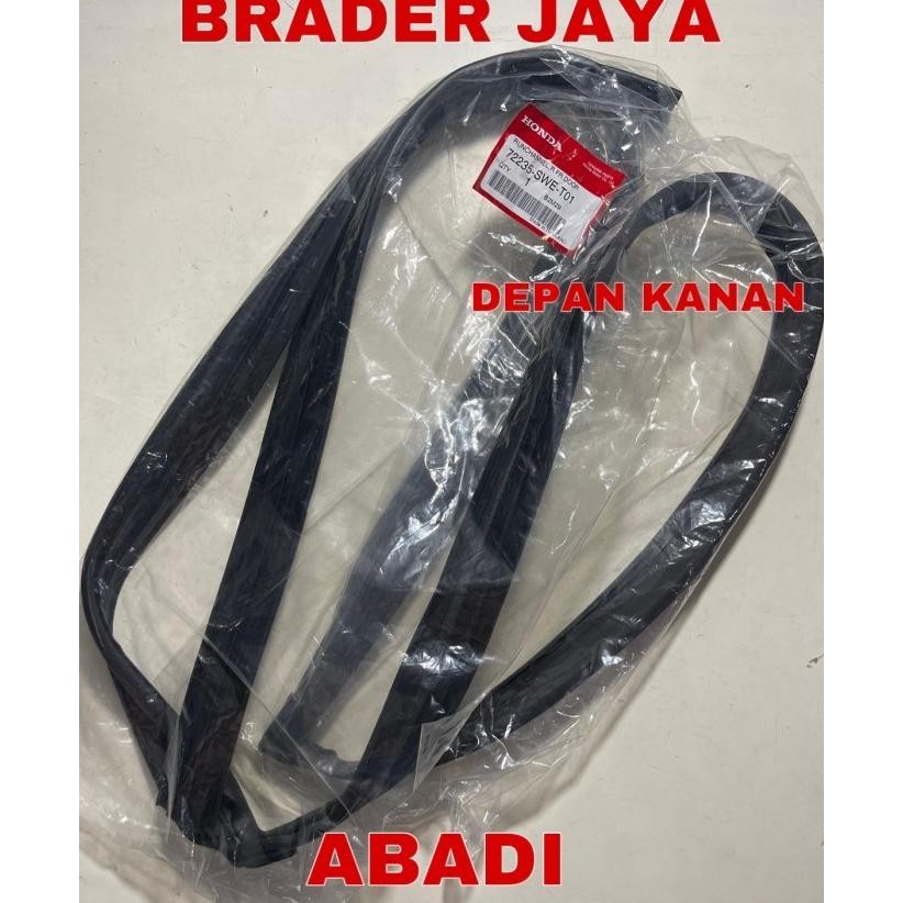 Run Channel Karet Kaca Rel Pintu Depan Belakang Jazz Ge8 2008 2013 Ori