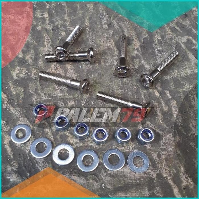 Baut Mur Spacer Gear Dtracker KLX 250 Baud Locknut Spaser Gir KLX250 8