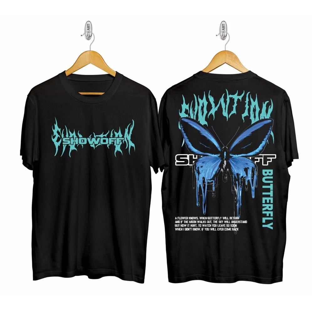 Viral Kaos Butterfly Kupu Kupu Kaos Motif Kupu Kupu Kaos Kupu Kupu Meleleh Kaos Showoff Kaos Distro 