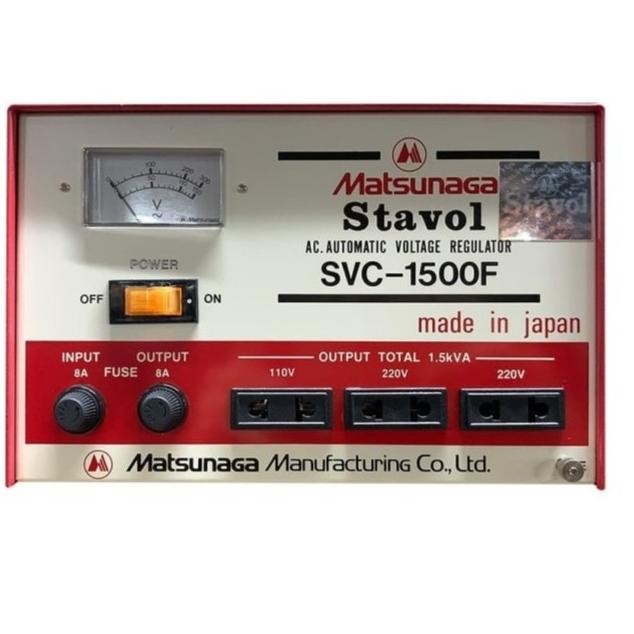 Stabilizer Matsunaga SVC-1500F Asli Made In Japan
