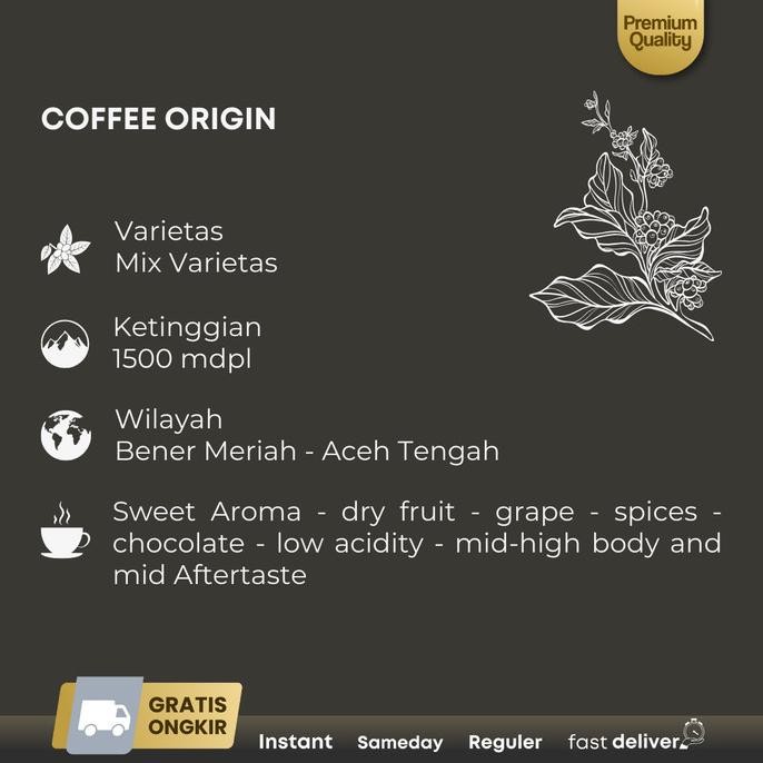 

Northsider Kopi Arabika Gayo Semiwashed Coffee 1Kg