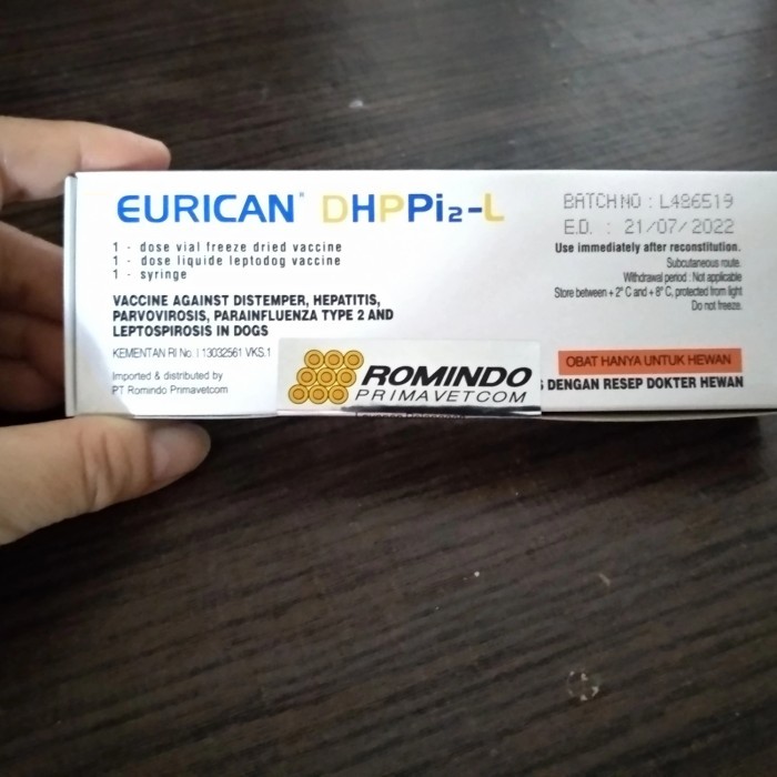 Terlaris Vaksin Eurican 6/ E6 Obat Untuk Anjing