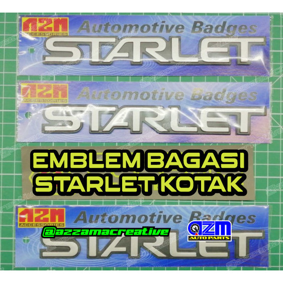 Emblem Toyota Starlet Kotak