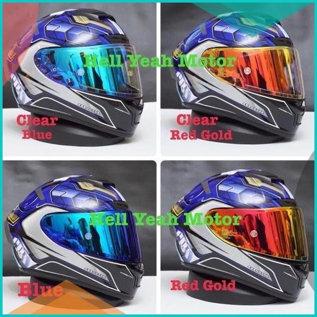 Visor Scott RX 7 Visor Iridium Scott RX7 Red Gold Blue Clear Revo 8JVL