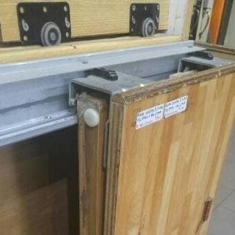 Rel Sliding H-Tech Roda Sliding Gantung 2 Pintu