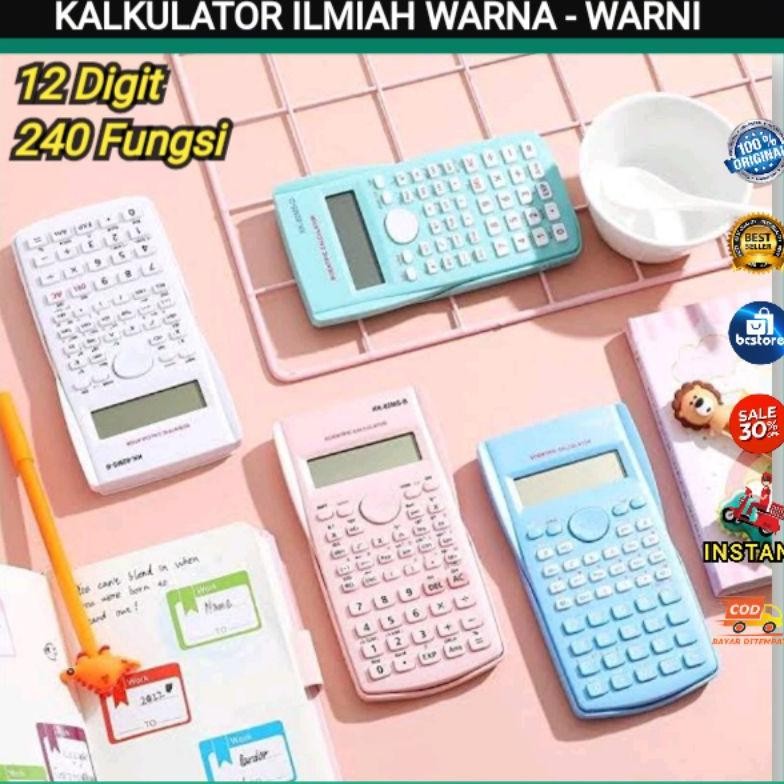 

TERLARIS Kalkulator Scientific Kalkulator Ilmiah Warna Warni Kalkulator Saintifik Scientific Calculator KK-82MS At43