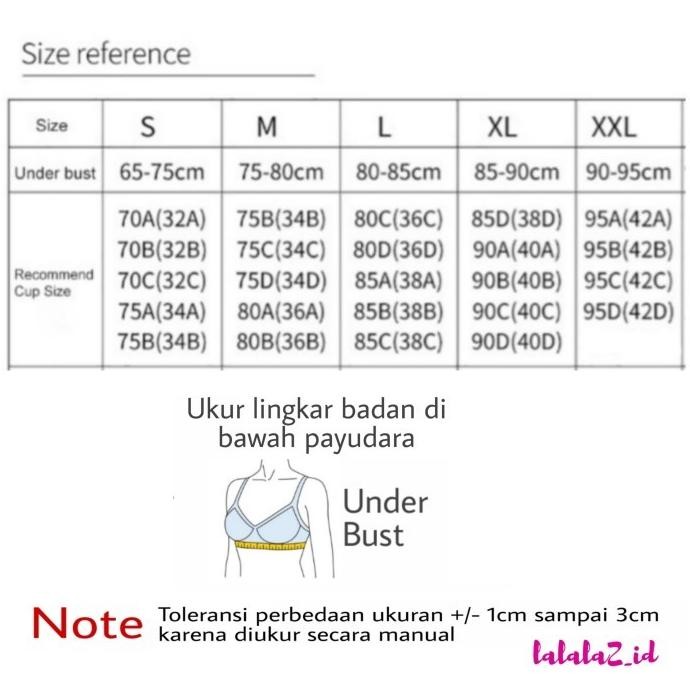 A029 / Bra Seamless Kait Push Up Tanpa Kawat / Bh Big Size - Hitam,M Terbatas