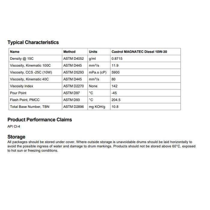 Oli Diesel Castrol Magnatec Diesel 10w30 1L