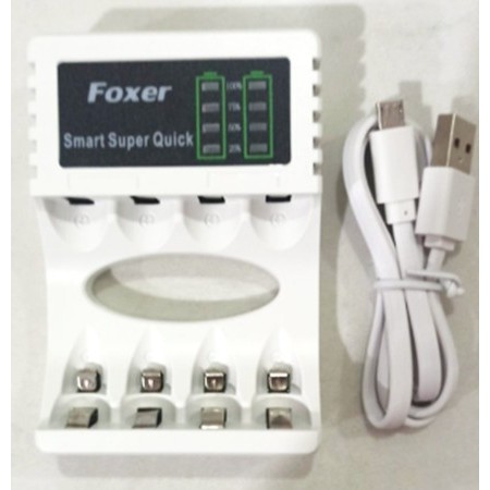 Charger Baterai AA A2 AAA A3 Super Quick Smart Baterai Recharge Foxer
