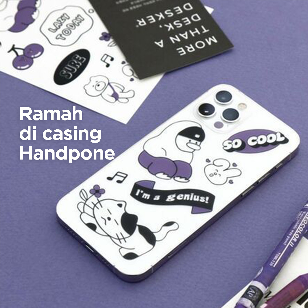 

Cetak Sticker Aesthetic / Sticker Sheet Pack / Stiker Custom Laptop HP / Kiss Cut Ukuran A6