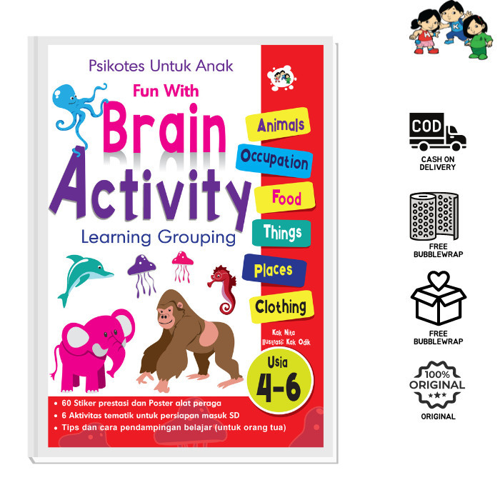 

Bana Buku Aktivitas Anak-Fun With Brain Activity