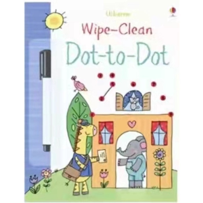 

Bana Malotoys - Usborne Wipe&Clean 2 Book Activity Reusable Book Buku Anak