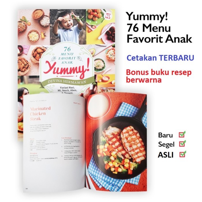 

Bana Buku 76 Menu Favorit Anak Yummy Devina Hermawan Terbaru