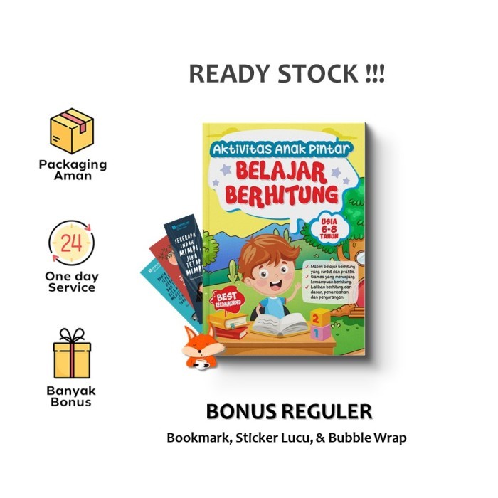 

Bana Buku Aktivitas Anak Pintas Belajar Berhitung (Charissa Publisher)