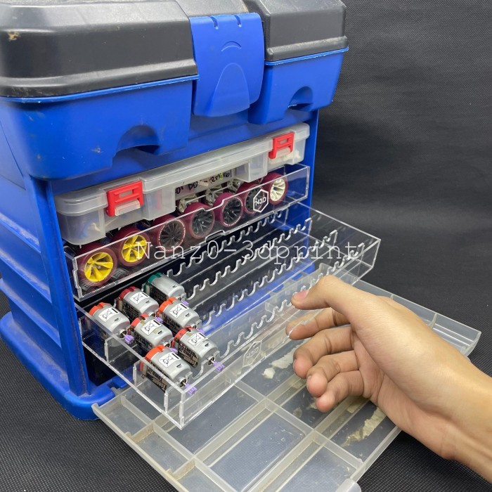 Terlaris Tamiya Laci Dinamo Motor Krisbow Masterspace Sekat Mini 4Wd Kotak Box Tas Part Aksesoris