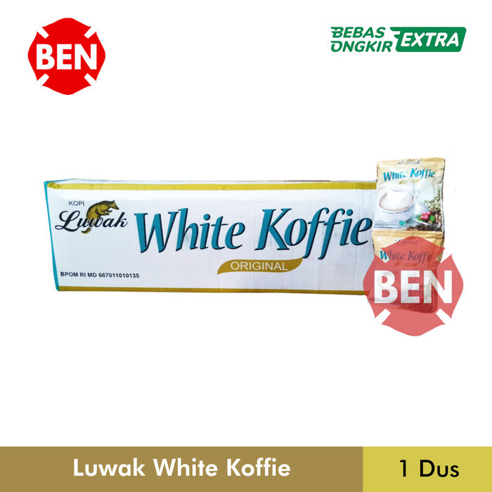 

Luwak White Koffie 1 Dus 20 Renceng - Grosir Kopi Coffee Sachet