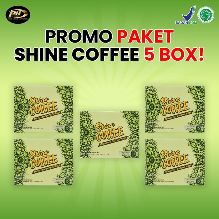 

Shine Coffee Kopi Diet Sehat Bubuk Biji Kopi Hijau Pembakar Lemak