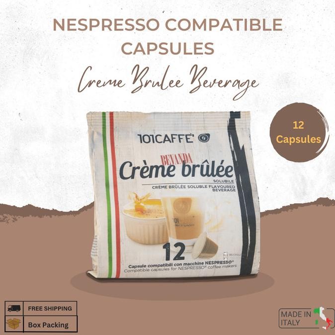 

Nespresso Capsules - Creme Brulee Flavour (Made In Italy)
