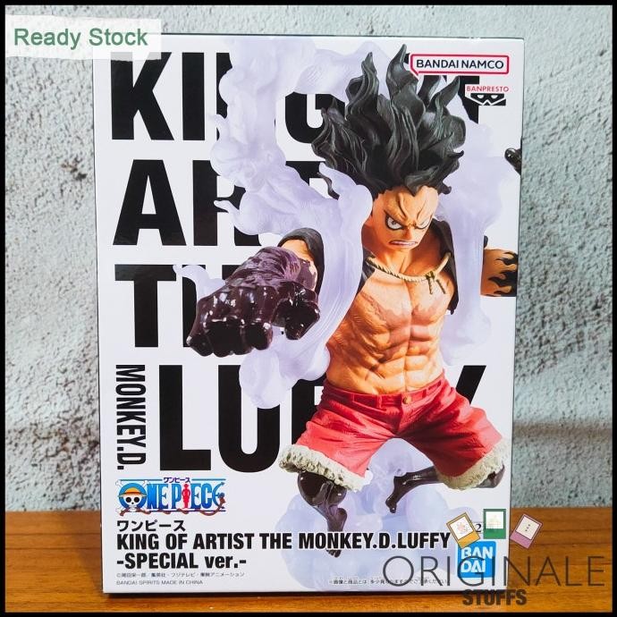 Sale Banpresto One Piece King Of Artist The Monkey D Luffy Special Ver. Gear 4 Snakeman Figure Japve