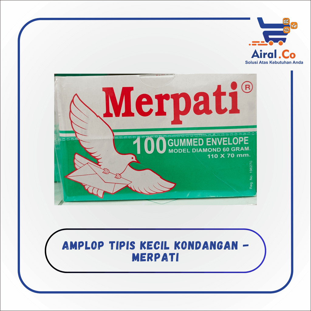 

Amplop tipis kecil kondangan - merpati