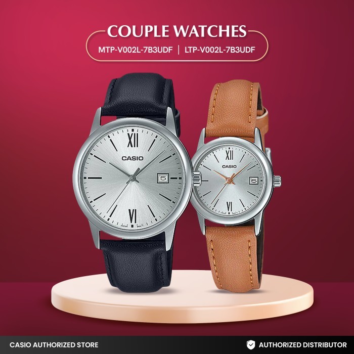 Casio Jam Tangan Couple Analog V002L-7B3UDF