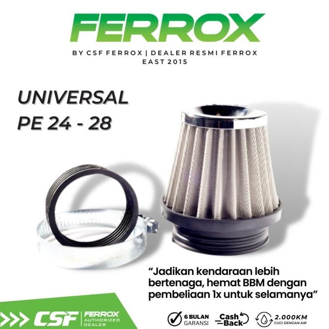 TERBARU Ferrox Filter Udara Open Filter Racing Motor